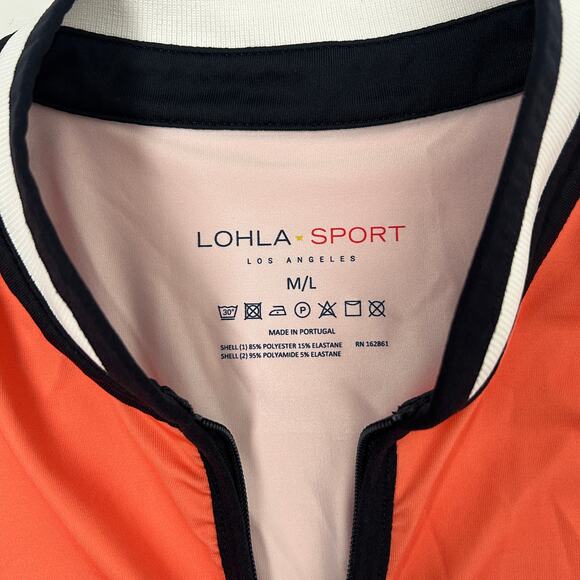 LOHLA SPORT "The Ombre" Sleeveless Gradient Zip Sport Top (Multi | Size M/L) - Picture 6 of 8